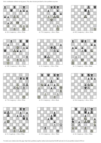 2148 Chess Tactics Problems