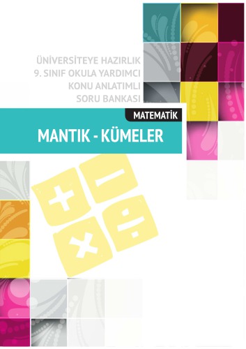 Çap Yayınları Mantık Ve Kümeler Konu Anlatımlı Soru Bankası