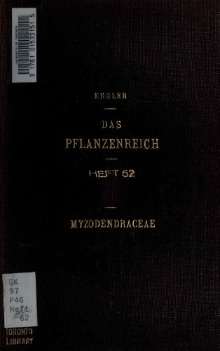 Pflanzenreich skottsberg myzodendraceae