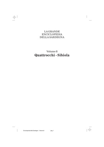 Grande Enciclopedia della Sardegna, vol. 8 (Quattrocchi - Sibiola)