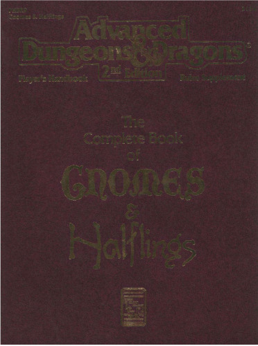 The Complete Book of Gnomes & Halflings