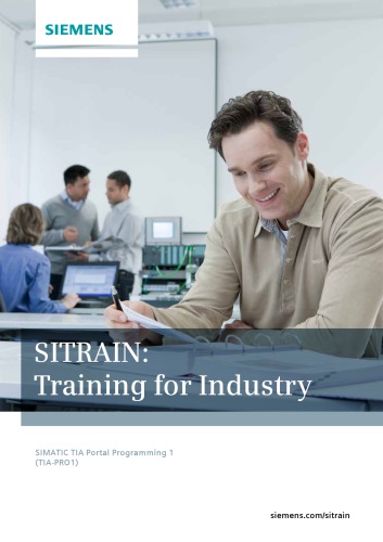 SIMATIC S7 TIA Portal Programming 1 Course TIA-PRO1