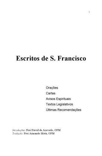 Escritos de São Francisco