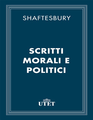 Scritti morali e politici