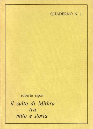 Il culto di Mithra tra mito e storia