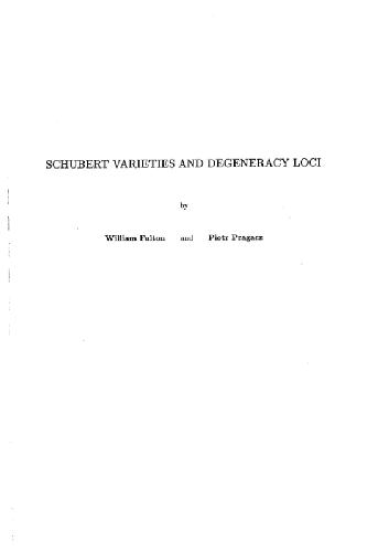 Schubert varieties and degeneracy loci