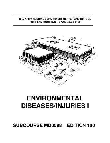 Environmental Diseases and Injuries I MD0588