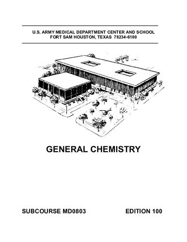 General Chemistry MD0803