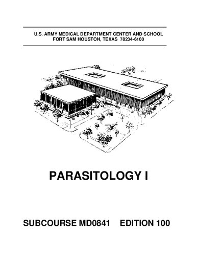 Parasitology I MD0841