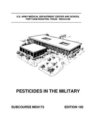 Pesticides in the Military MD0173