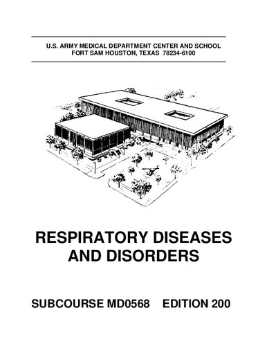 Respiratory Diseases and Disorders MD0568