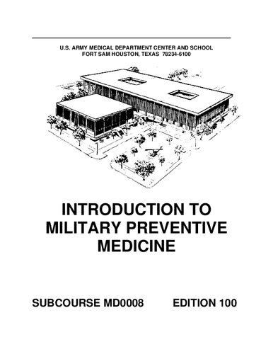 Introduction to Military Preventive Medicine MD0008