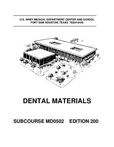 Dental Materials MD0502