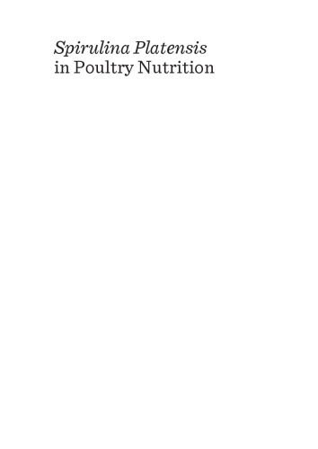 Spirulina platensis in poultry nutrition