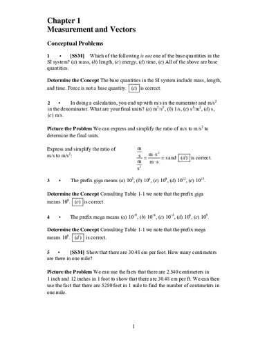 Solutions Manual for Tipler Mosca Physics for Scientists and Engineers