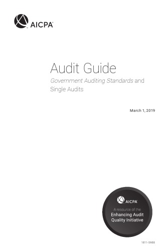 Audit guide : government auditing standards and single audits