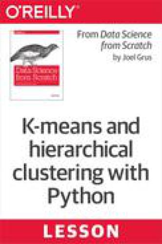 K-means and hierarchical clustering with Python