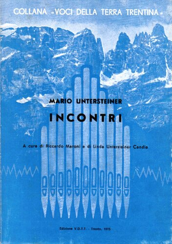 Mario Untersteiner. Incontri