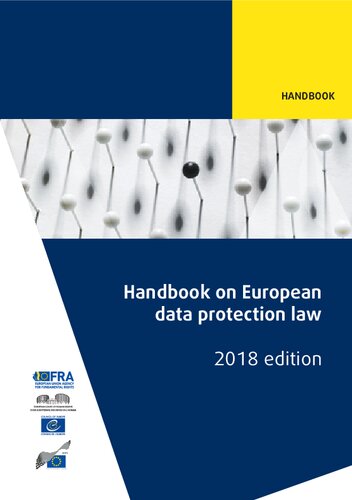 Handbook on European data protection law (GDPR)