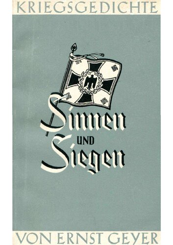 Sinnen und Siegen: Kriegsgedichte