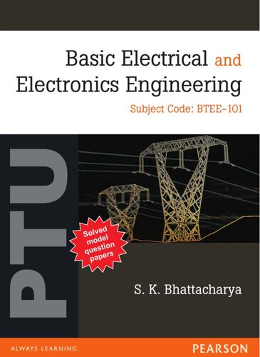 Basic Electrical and Electronics Engineering: For PTU Subject Code BTEE-101