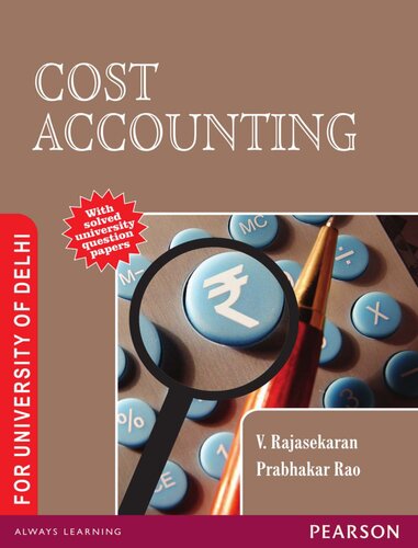 Cost Accounting : As per the syllabus of B.Com (Hons.) University of Delhi