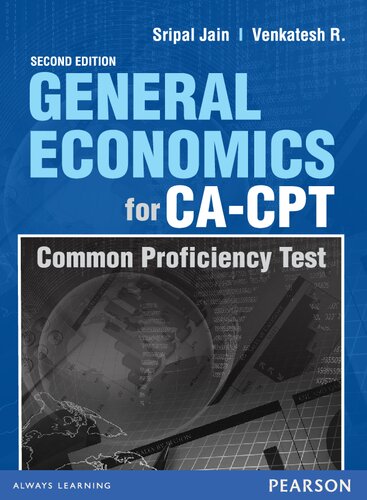 General Economics For CA-CPT (Common Proficiency Test)