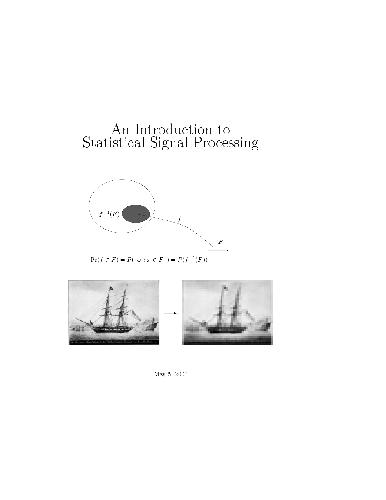 An Introduction to Statistical Signal Processing