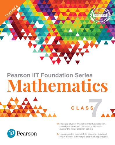 Pearson IIT Foundation Series - Mathematics Class 7