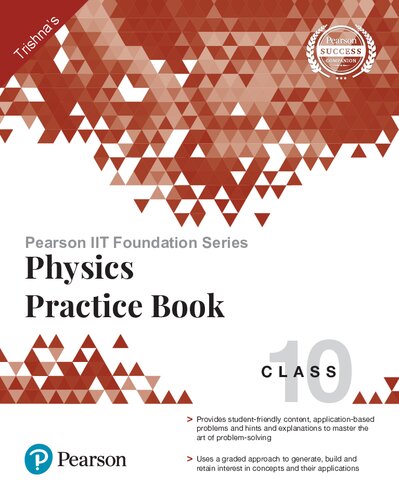 Pearson IIT Foundation Series - Physics Practice Book Class 10