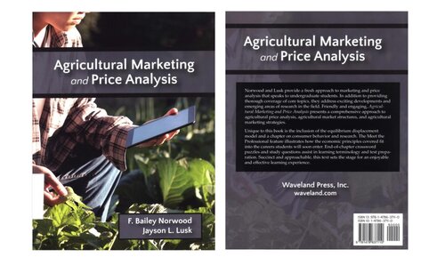 Agricultural Marketing and Price Analysis