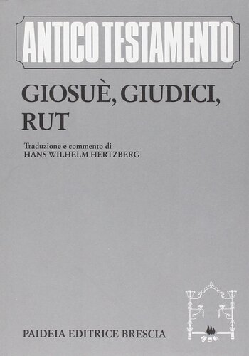 Giosuè, Giudici, Rut. Traduzione e commento