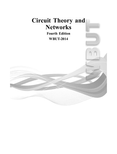 Circuit Theory and Networks Fourth Edition WBUT-2014