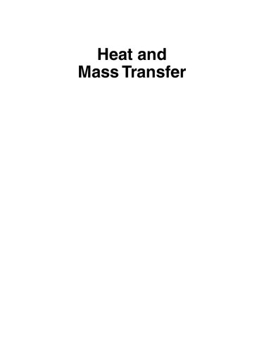 Heat And Mass Transfer