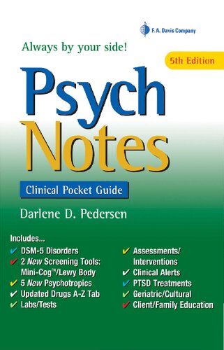 Psych Notes, Clinical Pocket Guide, 5th edition