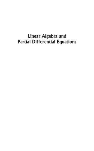 Linear Algebra and Partial Differential Equations