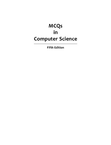 Mcqs In Computer Science