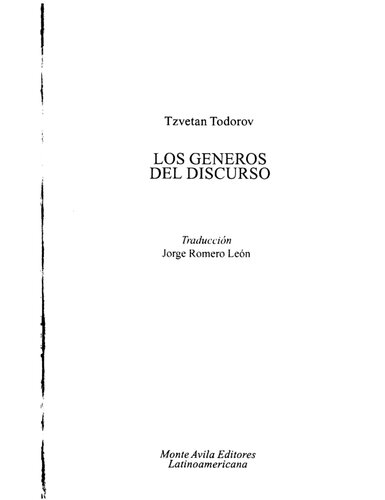 Los géneros del discurso