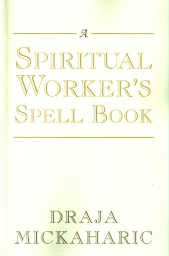 A spiritual worker's spell book