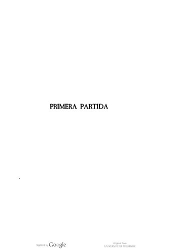 Primera partida [del rey] Alfonso X el Sabio : según el manuscrito Add. 20. 787 del British Museum