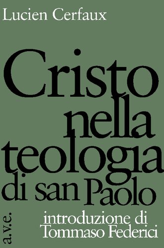 Cristo nella teologia di san Paolo