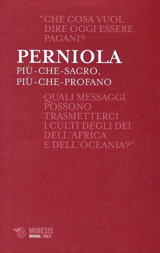 Più che sacro più che profano (Mimesis)