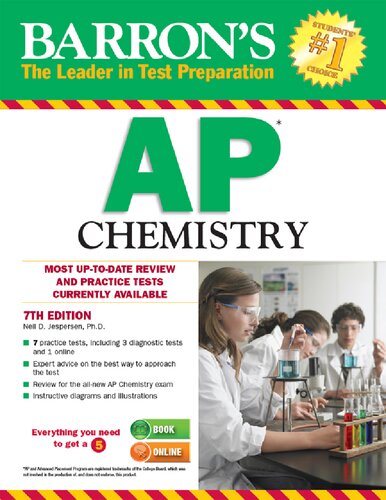 Neil D. Jespersen BARRON'S AP Chemistry Barron's Educational Series 2014