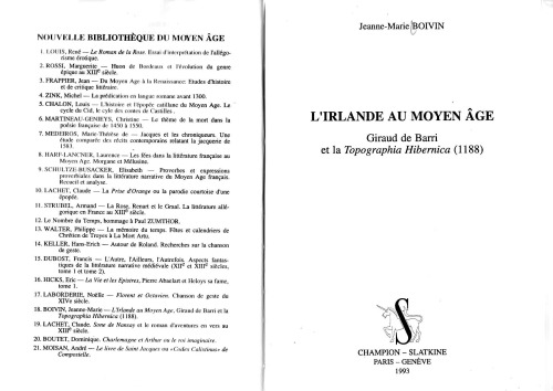 L’Irlande au Moyen Âge: Giraud de Barri et la Topographia Hibernica (1188)