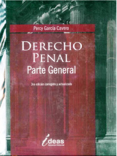 DERECHO PENAL PARTE GENERAL PERCY GARCÍA