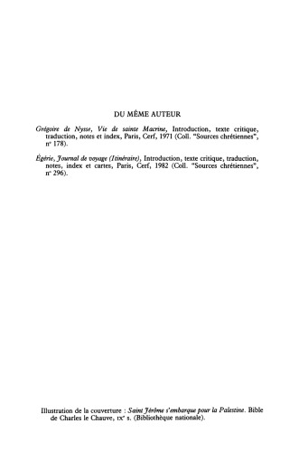 Lieux saints et pèlerinages d’Orient ; Histoire et géographie des origines à la conquête arabe