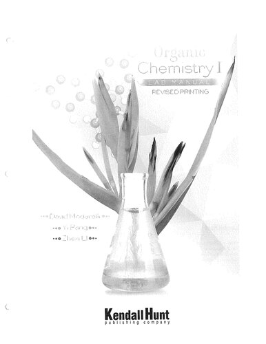 Organic Chemistry I Lab Manual