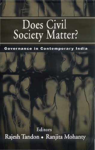 Does Civil Society Matter?: Governance in Contemporary India