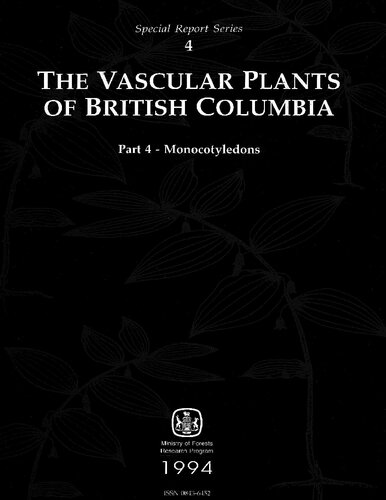 The Vascular Plants of British Columbia Part 4 - Monocotyledons