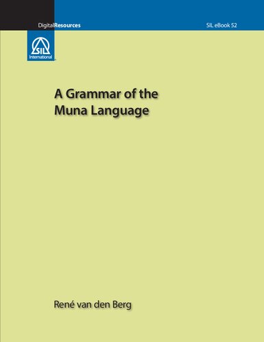 A Grammar of the Muna Language